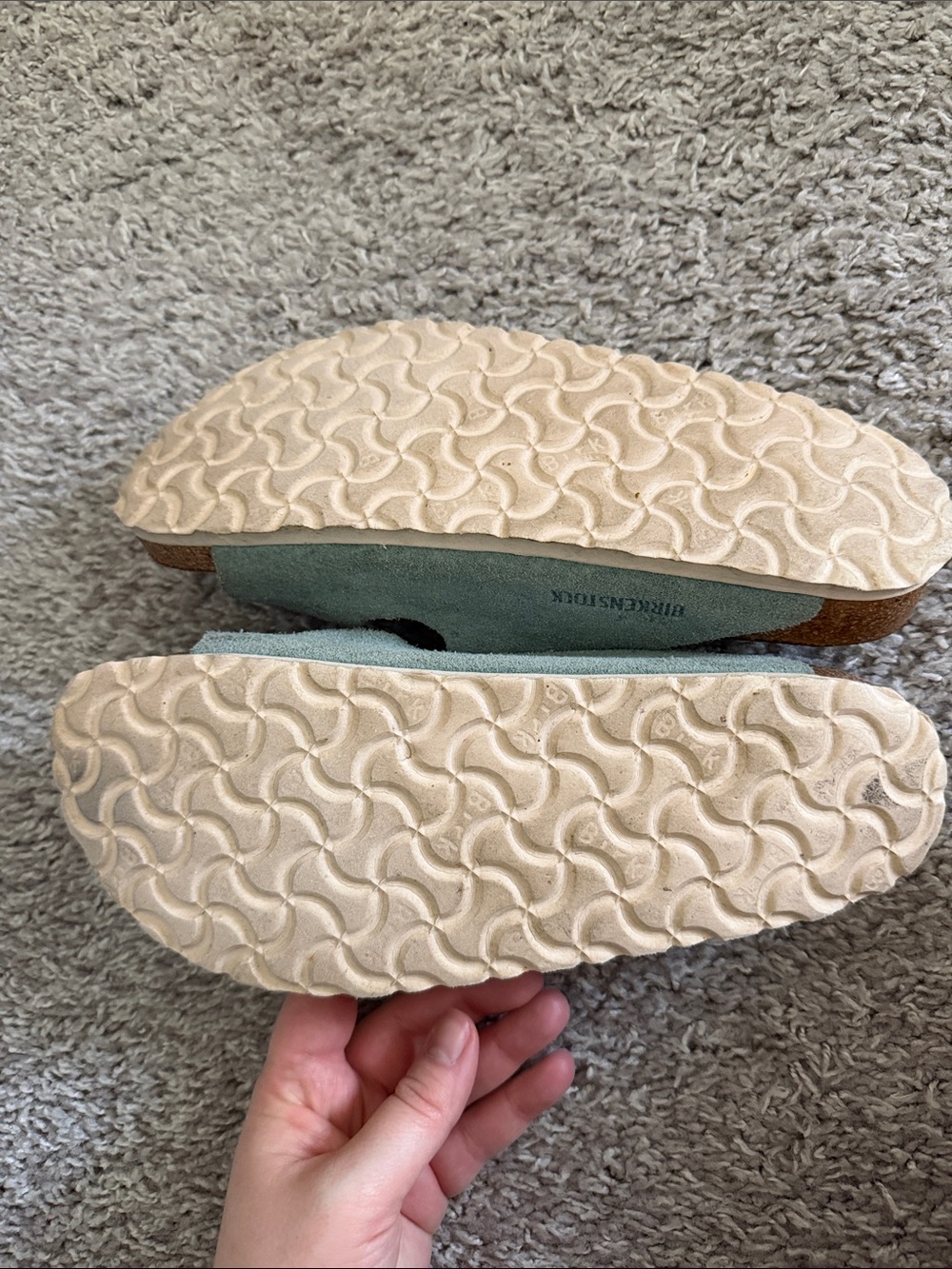 BIRKENSTOCK - light blue Arizona soft footbed - Picture 3 of 5